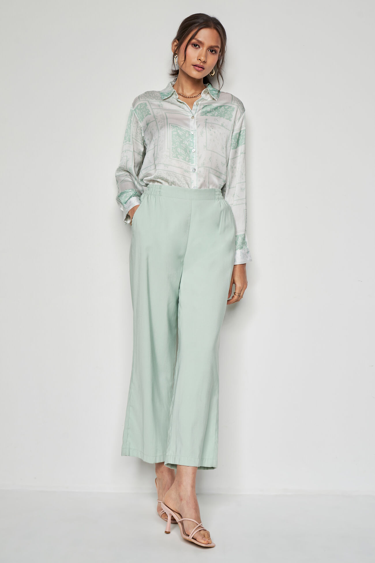 Sage Green To Be Shirt Top, Sage Green, image 2